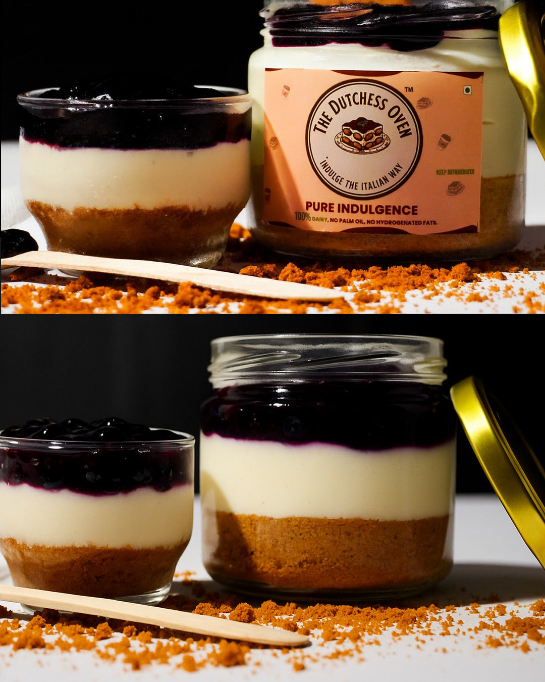 Blue Berry Cheesecake Jar - 320ml